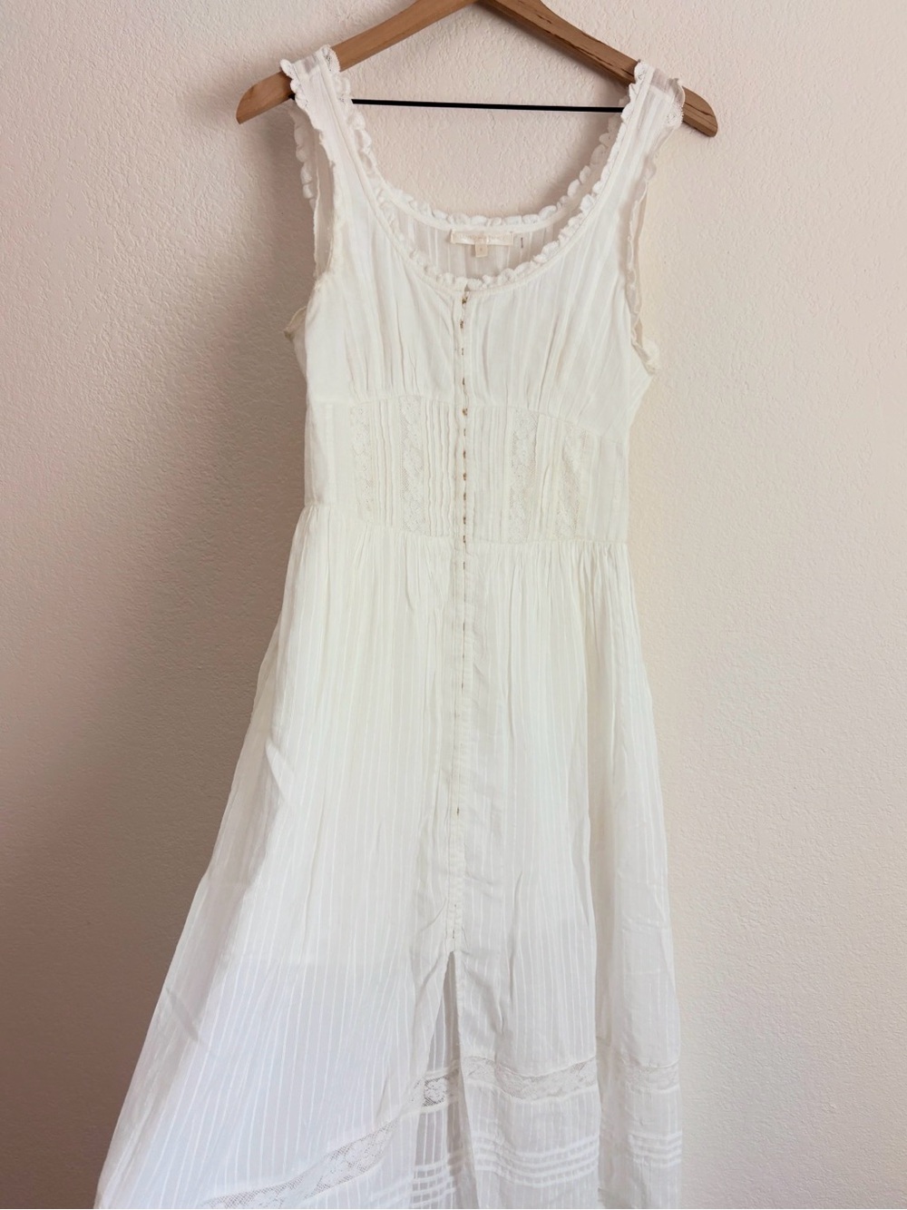 LoveShackFancy Santelle Lace Dress Coastal Cowgirl Cottagecore - Picture 4 of 16